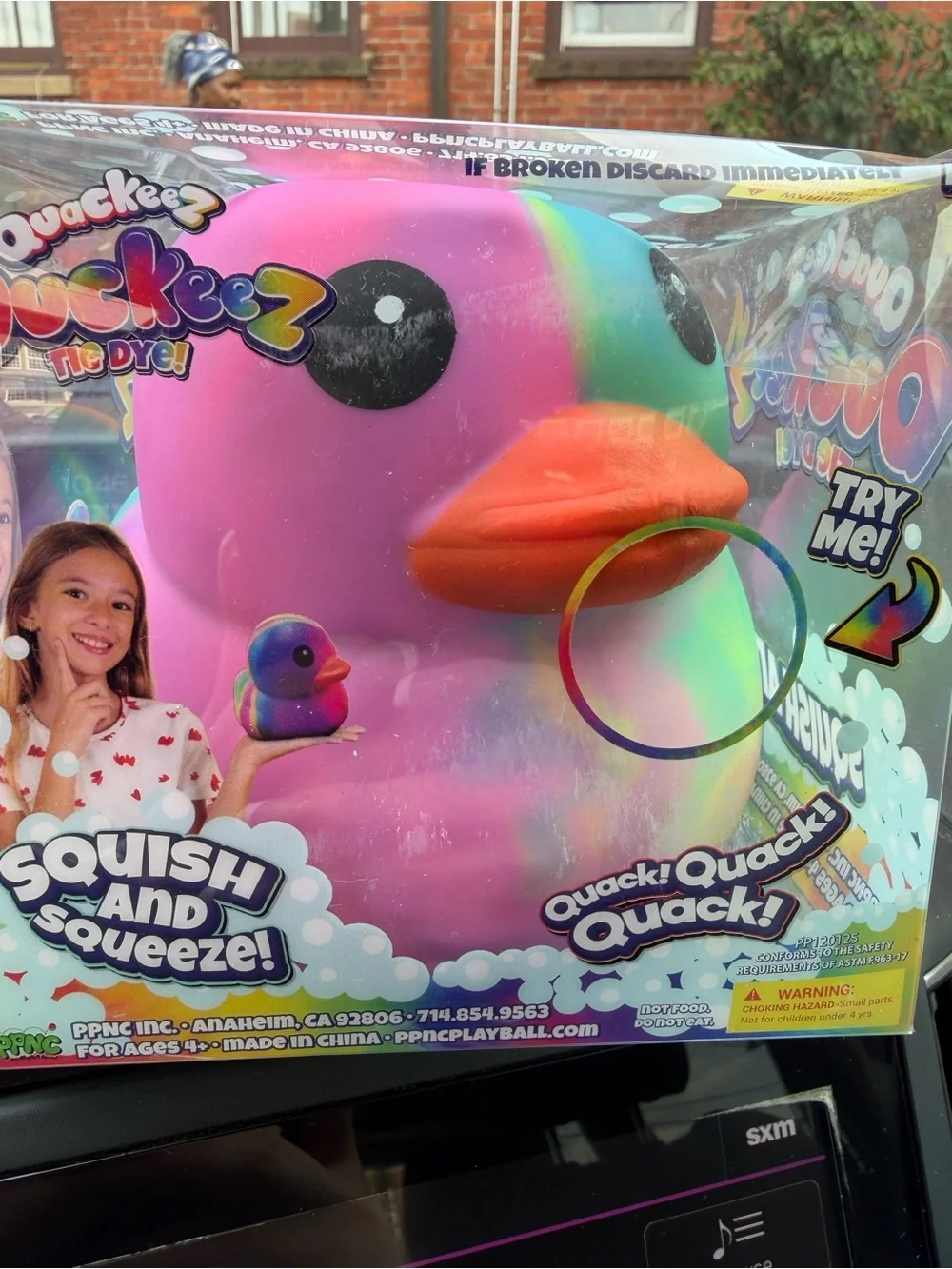 Squish tie dye duck viral !